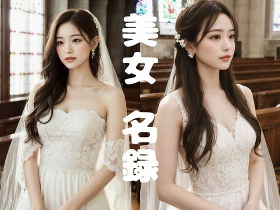 【美女名録】vol5.17  白い約束──その夜に永遠を誓う  200枚【AIグラビア写真集】(AI美女制作参謀本部4課) [d_628007]