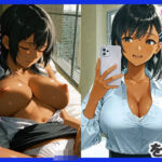 セクシーな黒肌ギャルを撮影してみた結果(あんきなこ) [d_632757]