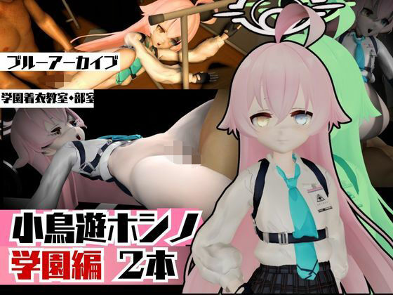 ブルーアーカイブの小鳥遊ホシノと学園でイチャイチャラブラブエッチの動画パック(異世界転生) [d_635055]