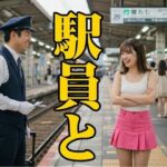 駅員さんと恋をした大学生｜JKに恋した駅員のナンパ物語(妄想美女図鑑) [d_639019]