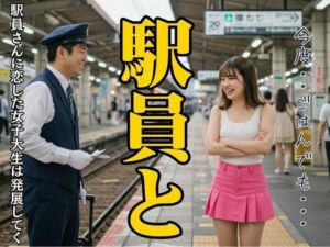 駅員さんと恋をした大学生｜JKに恋した駅員のナンパ物語(妄想美女図鑑) [d_639019]