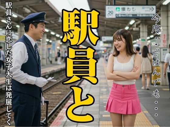 駅員さんと恋をした大学生｜JKに恋した駅員のナンパ物語(妄想美女図鑑) [d_639019]