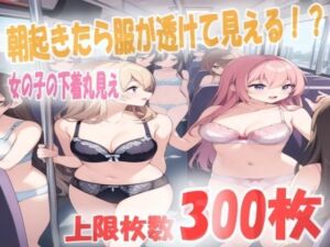 野外で女の子が下着丸出し！？目が覚めたら透けてる世界になってた！イラスト300枚(あい  イラスト研究所) [d_640142]