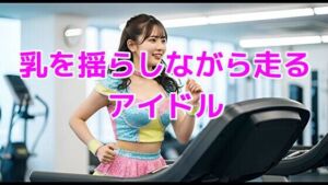 乳を揺らしながら走るアイドル(ノーマルアブノーマル) [d_644348]