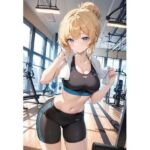 【高解像度 TYPE-F 16:11】トレーニングウエア×セックス 42枚＋立ち絵 27枚(PsychoCandyのエッチな画廊 for FANZA) [d_646797]
