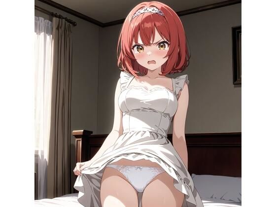 【高解像度】R-18イラスト集  赤髪ショートの王女が弱みを握られて…(LiveAi) [d_657065]