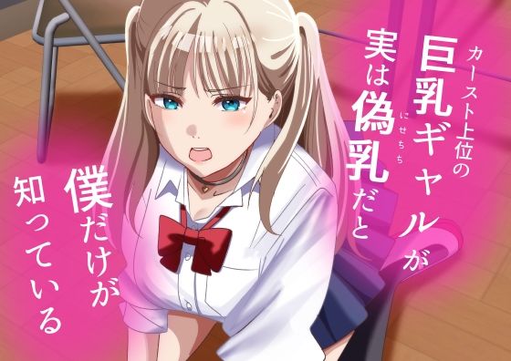 カースト上位の巨乳ギャルが実は偽乳だと僕だけが知っている(夜の本屋) [d_657648]
