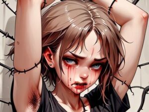 近未来女性兵士鉄線拷問2(同人集団とるとれす) [d_661618]