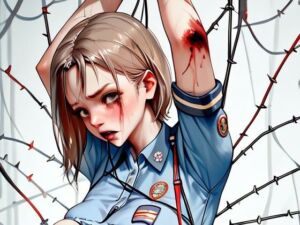 近未来女性捕虜鉄線拷問1(同人集団とるとれす) [d_661651]