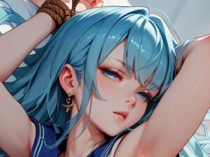 女子校生緊縛イラスト集1(同人集団とるとれす) [d_663435]