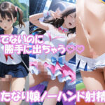 触ってないのに勝手に出ちゃう！ふたなり娘ノーハンド射精(モエンプト) [d_665326]