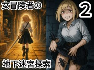 女冒険者の地下迷宮探索2（蟲姦、豚姦、オーク、ダークファンタジー）(dia202503) [d_665998]