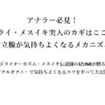 アナラー必見！ ドライ・メスイキ突入のカギはここ！ （はーと）前立腺が気持ちよくなるメカニズム（はーと）(メスイキ？ドライオーガズム？研究所) [d_666091]