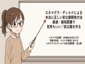 エネマグラ・ディルドによる 本当に正しい前立腺の開発方法 最速・最短距離で めっちゃ気持ちいい前立腺を作る   メスイキ伝道師  IZUMIがお伝えする 究極の快楽  メスイキ達成における エネマグラとディルドの前立腺開発  全公開(メスイキ？ドライオーガズム？研究所) [d_666205]