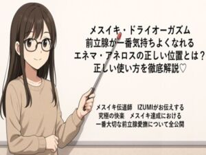 メスイキ・ドライオーガズム 前立腺が一番気持ちよくなれる エネマ・アネロスの正しい位置とは？ 正しい使い方を徹底解説（はーと）  メスイキ伝道師  IZUMIがお伝えする 究極の快楽  メスイキ達成における 一番大切な前立腺愛撫について全公開(メスイキ？ドライオーガズム？研究所) [d_666223]