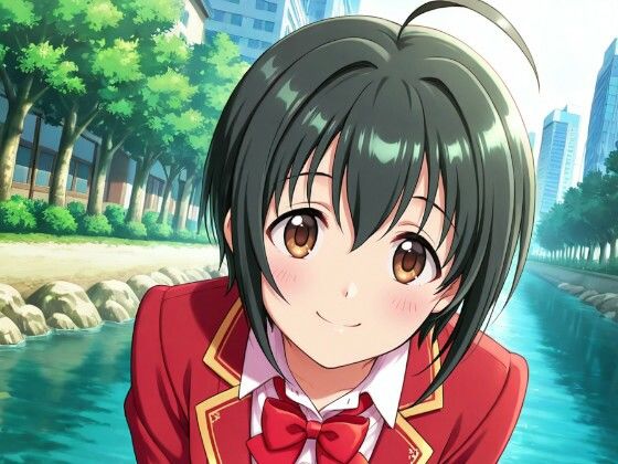 デレマス 小日向美穂 制服 おま〇こクパァ オナニー クンニ 潮吹き(sarabure) [d_666287]