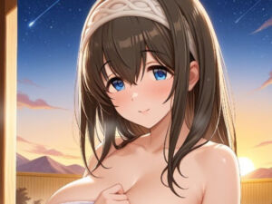 温泉旅行に来た鷺◯文◯(ふるやのCG) [d_666501]