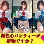 【パンチラマニア必見】何色のパンティーが好物ですか？—自慢のパンティー476枚—(美女すけべ図鑑) [d_666585]