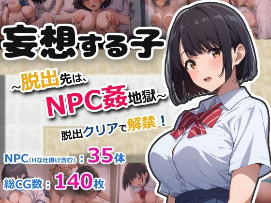 妄想する子〜脱出先は、NPC姦地獄〜(おーまっちゃ) [d_668782]