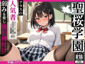 〜聖桜学園〜クラスの人気者JKの弱みを脅し強引に種付け(こいぬスタジオ) [d_668819]