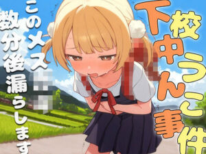 下校中うんこ事件〜このメス〇〇、数分後にうんこ漏らします。〜(ブリブリブリズム) [d_669231]