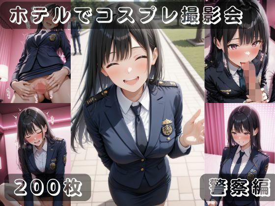 社会人コスプレイヤーの秘密ラブホ撮影会 警察官編(ゆめ花ろう) [d_669483]