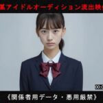 某アイドルオーディション流出映像【No.1008】(Blue Frames/女子校生専門) [d_669828]