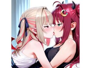 【R-18】魔界ノりりむ×夢月ロア 57枚(ErosLily) [d_670083]