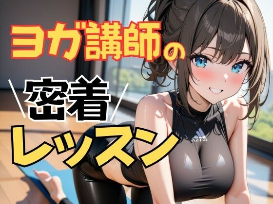 ヨガ講師の手ほどきレッスン ―密着する静かなスタジオで(夜の息抜き) [d_673924]