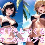 見下ろしてくるビキニのエルフさん(さささ) [d_515328]