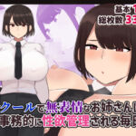 クールで無表情な会社のお姉さんに事務的に性欲管理される毎日(ふたわーくす) [d_545399]