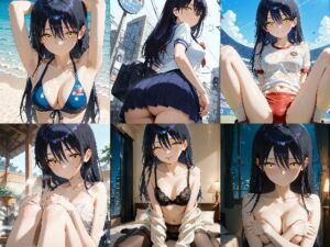 「機動戦士Gundam GQuuuuuuX」ニャアン セクシー写真集6（全500枚）(人の海) [d_601996]