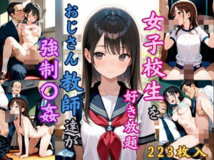 女子校生を好き放題  おじさん教員達が強●〇姦(恥ててて) [d_622688]