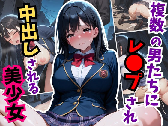 複数の男たちにレ●プされ 中出しされる美少女(はむ巨乳女子高生) [d_625830]