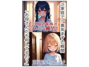 ご家庭で一番気まずい瞬間「お母さんたち何してるの？」(くまとねこ屋) [d_626339]