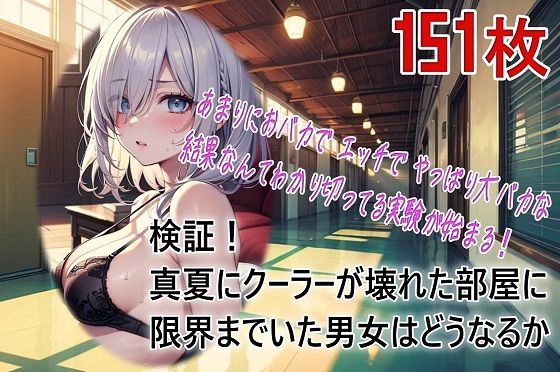 検証！真夏にクーラーが壊れた部屋に限界までいた男女はどうなるか(くまとねこ屋) [d_628427]