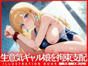 生意気ギャル娘を拘束支配 巨乳X金髪Xスク水(もっちりん) [d_636612]