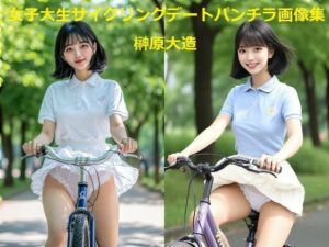 女子大生サイクリングデートパンチラ画像集(榊原大造) [d_639959]