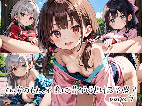 昼桜のもと、不意に帯がほどける予感？page.9(プリズムK) [d_649917]