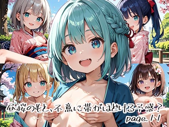 昼桜のもと、不意に帯がほどける予感？page.11(プリズムK) [d_649922]