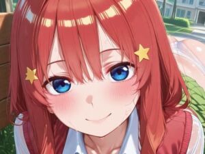 五〇ちゃんと中庭で人目もはばからずに子作り生エッチ！(momomo組) [d_669751]