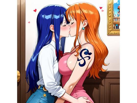 【R-18】ウェンディ・マーベル×ナミ 57枚(ErosLily) [d_670692]