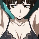 【女監視官】逆に監視され黒下着姿大拡散！！(紺のソックス) [d_671349]