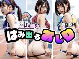 【SUPER-REAL動画】陸上部のはみ出るおしり(あゆみのお絵かき) [d_672648]