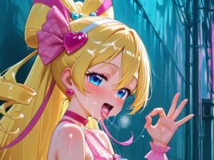 路地裏でオジサン達を元気にしてくれるキュ〇アイドル！(momomo組) [d_672764]