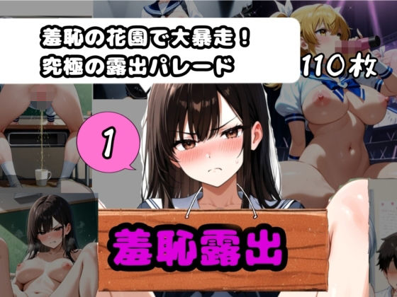 羞恥露出ヌードガールズ詰め1   〜羞恥の花園で大暴走！究極の露出パレード！(エターナル夏) [d_672910]