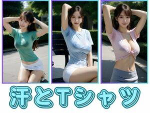 汗とTシャツ(わにさんわにわに) [d_674481]