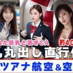 【約40分】『ケツアナ航空＆空港』熟れた客室乗務員、制服を脱ぎ去り淫乱発着。-AIで描く究極の美女達-(AIで絶世の美女を作る) [d_676149]