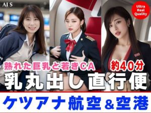 【約40分】『ケツアナ航空＆空港』熟れた客室乗務員、制服を脱ぎ去り淫乱発着。-AIで描く究極の美女達-(AIで絶世の美女を作る) [d_676149]