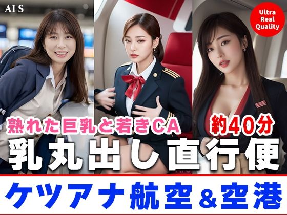 【約40分】『ケツアナ航空＆空港』熟れた客室乗務員、制服を脱ぎ去り淫乱発着。-AIで描く究極の美女達-(AIで絶世の美女を作る) [d_676149]